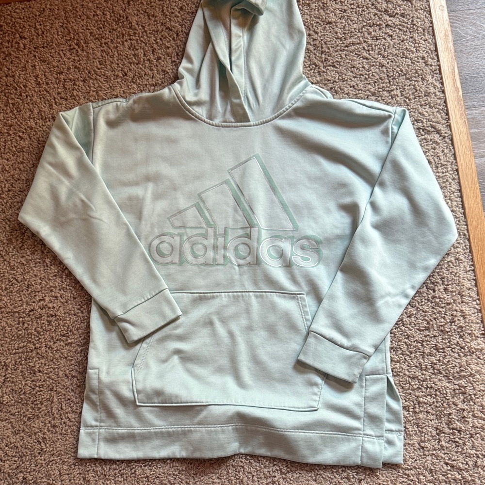 adidas Light Mint Green Pullover Hoodie